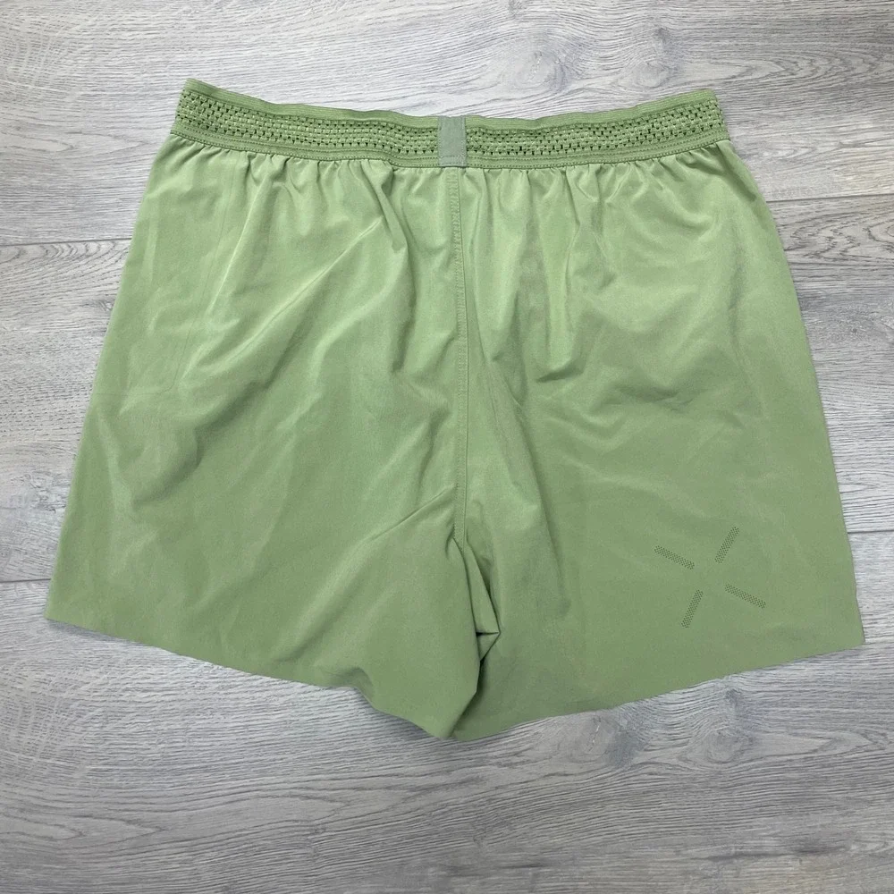 Ten Thousand Session Shorts Mens L Green Athletic Running Training 7831